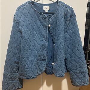 Kate Spade women’s Denim Blue Quilted Jacket